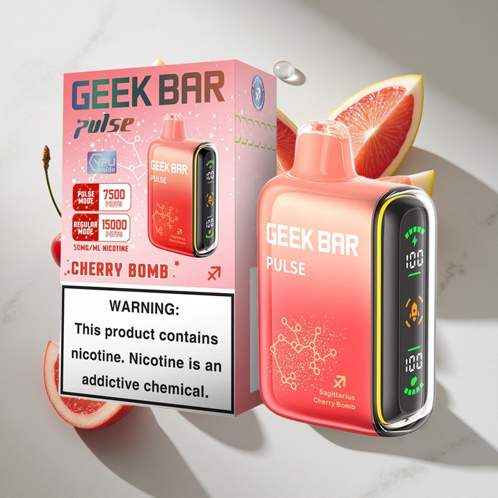 Zodiac Edition Geek Bar Pulse 15000 Puffs Nederland vapes met 16ML Vloeistof  USB Type-C