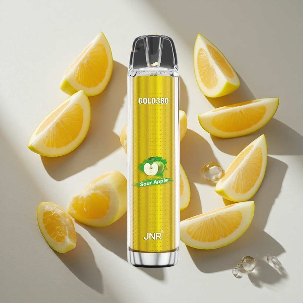 Zure Appel JNR Gold380 6000 Puffs Nederland vapes 1500mAh 13ml