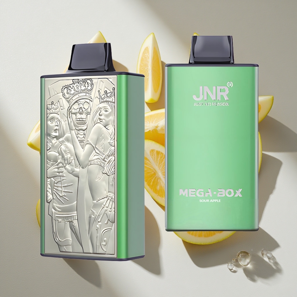 Zure Appel JNR Mega Box 25000 Puffs Nederland vapes Dual Mesh Coil  Dual Core
