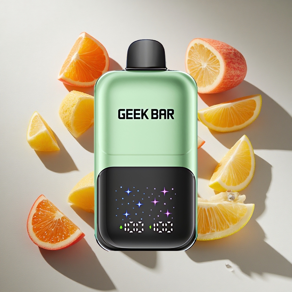 Zure Candy  Zure Vruchten GEEK BAR 2GO Two Series 50000 Puffs Nederland vapes Met 20ml Dual Tanks