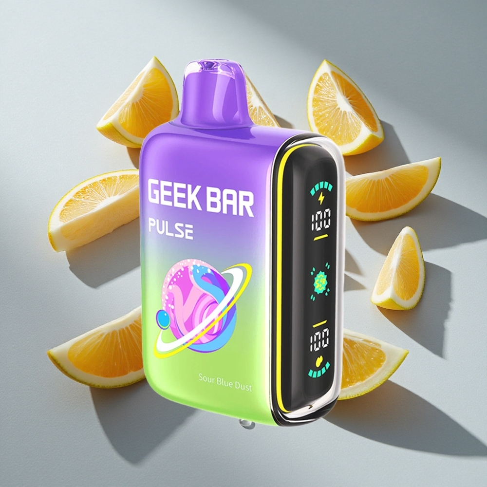 Zure Smaken Geek Bar Pulse 15000 Puffs 16ML Nederland Vapes USB-C Oplaadbaar