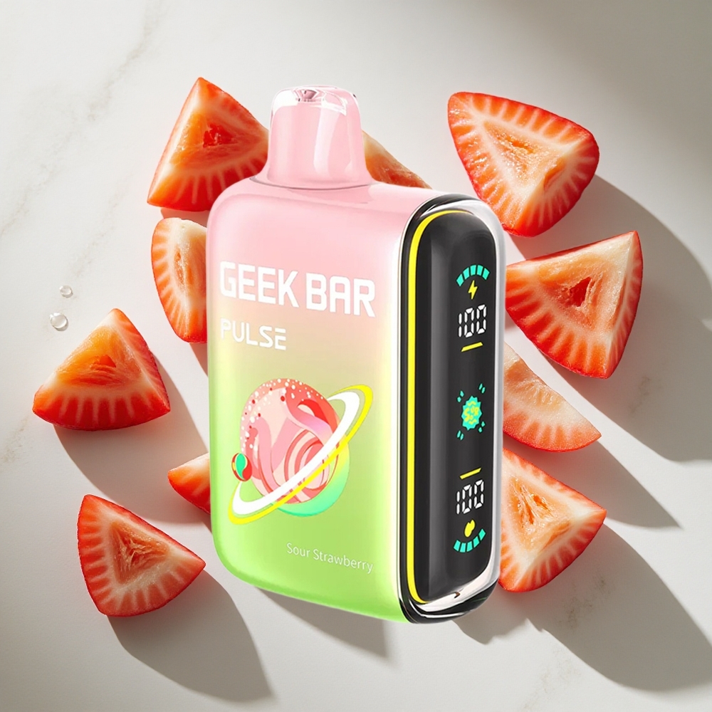 Zure Smaken Geek Bar Pulse 15000 Puffs 16ML Nederland Vapes USB-C Oplaadbaar
