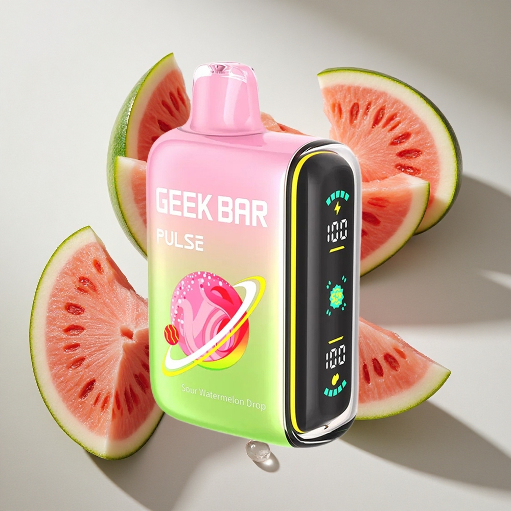 Zure Smaken Geek Bar Pulse 15000 Puffs 16ML Nederland Vapes USB-C Oplaadbaar