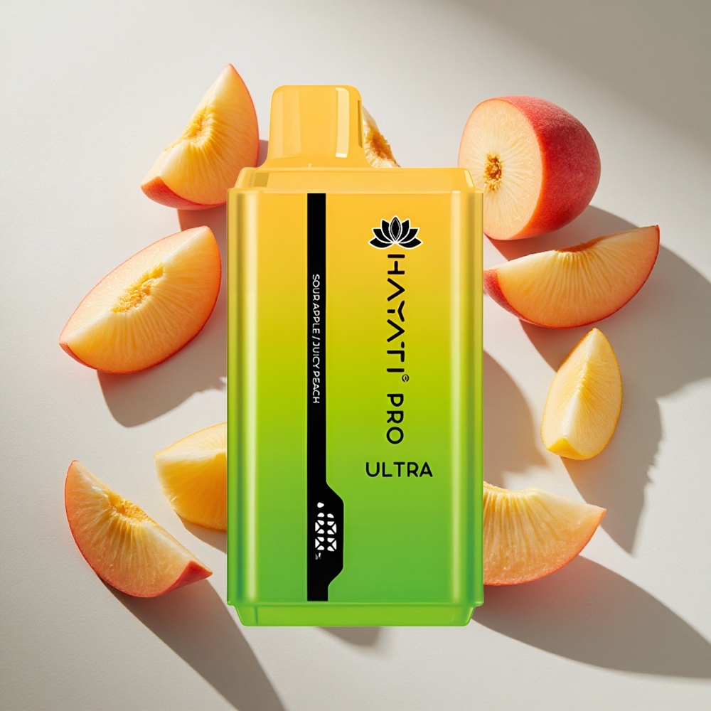Zuur Appel Hayati Pro Ultra 15000 puffs Nederland vapes 2 12ml e-vloeistof