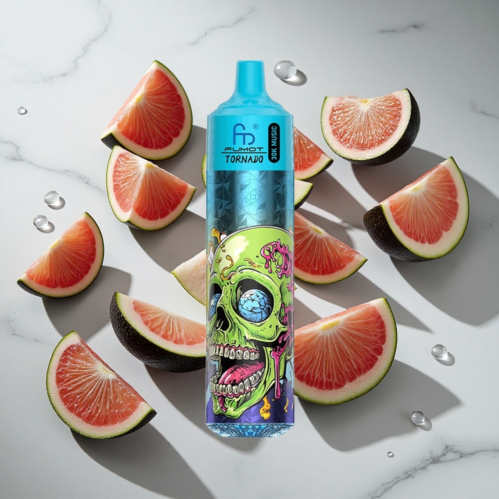 Zwarte IJs Fumot RandM Tornado 30000 Puffs Nederland vapes - 30mL Voorgemaakt, 600mAh Oplaadbaar