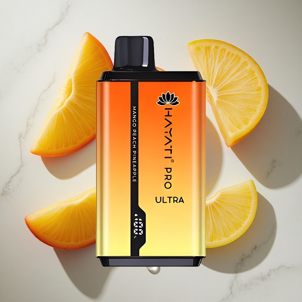 Mango Perzik Ananas Hayati Pro Ultra 15000 Puffs Nederland vapes 2 12ml e-vloeistof